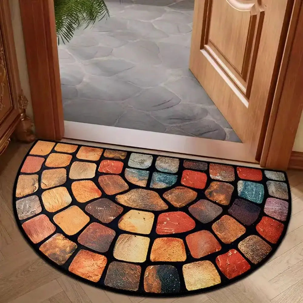 Semi-Circular Doormat