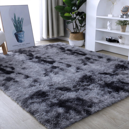 Fluffy Tie-Dye Rug