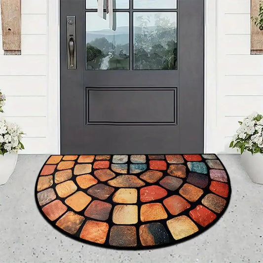 Semi-Circular Doormat