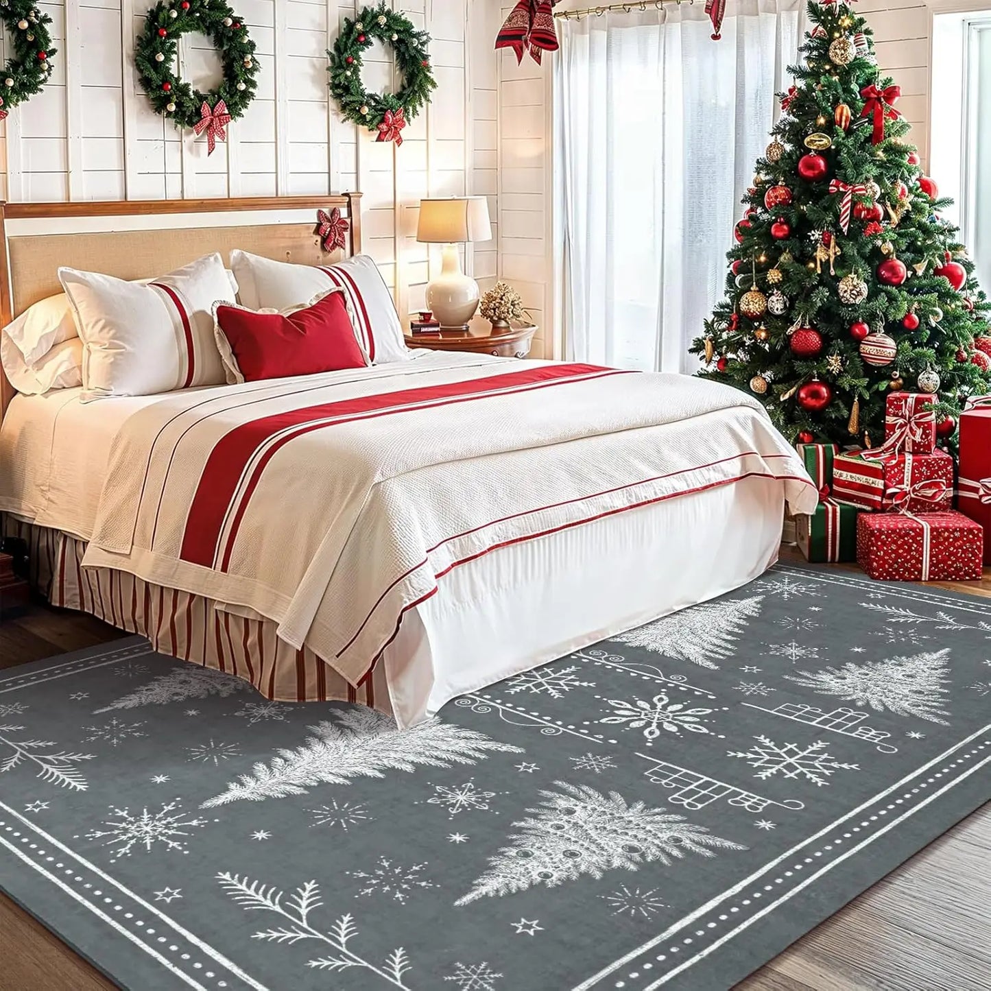 Polyester Christmas Rug
