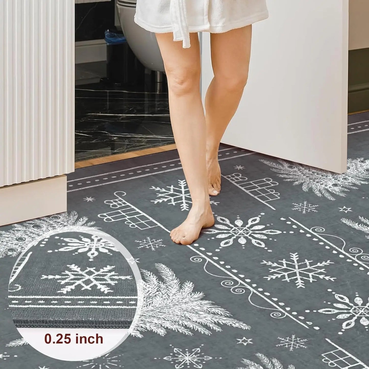 Polyester Christmas Rug